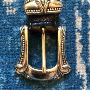 Black Belt with Silver Detail